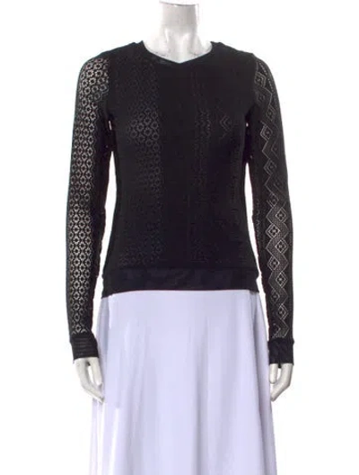 Pre-owned Prabal Gurung Crew Neck Sweater W/ Tags In Black