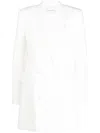 Prabal Gurung Women's Double-breasted Blazer Minidress In Weiss