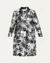 Prabal Gurung Floral-print Satin Jacket In Multi