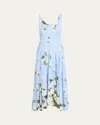 Prabal Gurung Floral-printed Midi Dress