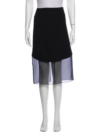 Pre-owned Prabal Gurung Knee-length Skirt In Blue