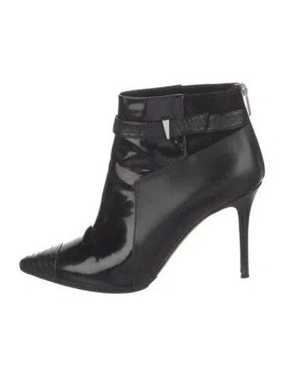 Pre-owned Prabal Gurung Leather Boots In Black