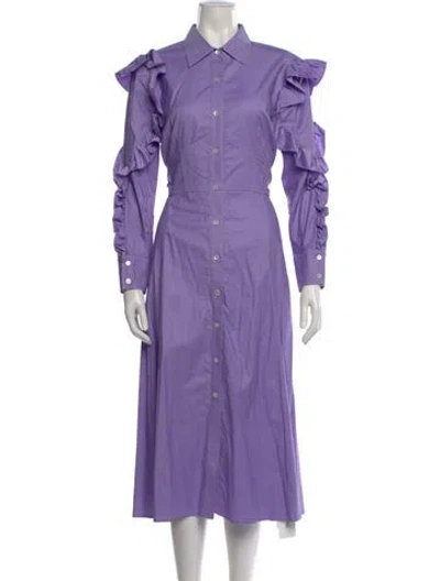 Pre-owned Prabal Gurung Long Dress In Purple