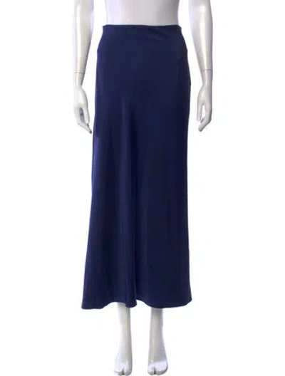 Pre-owned Prabal Gurung Long Skirt In Blue
