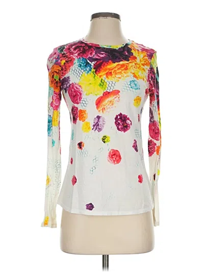 Pre-owned Prabal Gurung Long Sleeve T-shirt In White