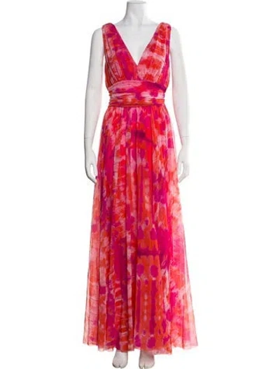 Pre-owned Prabal Gurung Nylon Long Dress In Multi