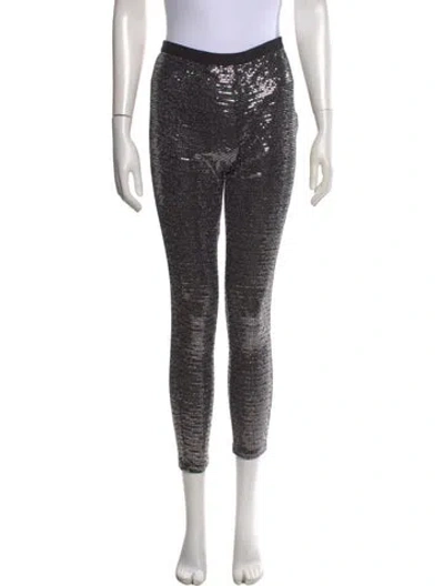 Pre-owned Prabal Gurung Nylon Skinny Leg Pants In Multi