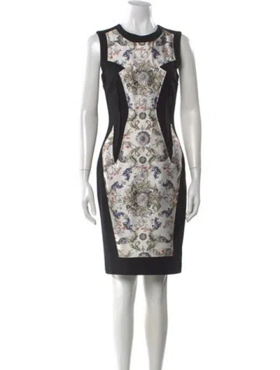 Pre-owned Prabal Gurung Printed Knee-length Dress In Black
