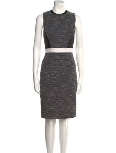 Pre-owned Prabal Gurung Printed Knee-length Dress In Blue