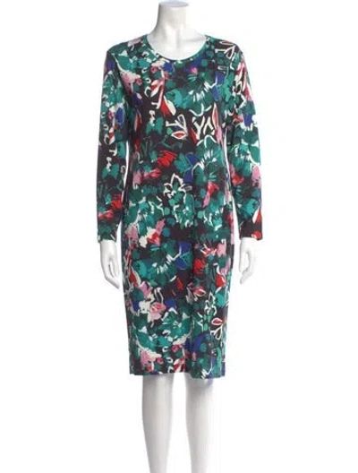 Pre-owned Prabal Gurung Printed Knee-length Dress In Green