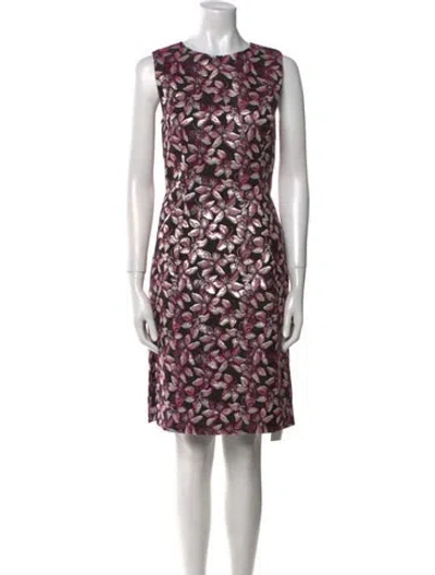 Pre-owned Prabal Gurung Printed Knee-length Dress In Multi