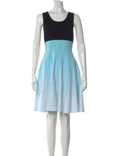 Pre-owned Prabal Gurung Printed Mini Dress In Black