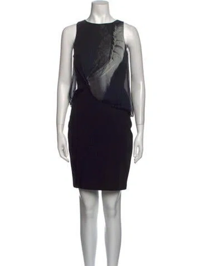 Pre-owned Prabal Gurung Printed Mini Dress In Multi