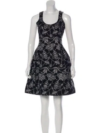 Pre-owned Prabal Gurung Printed Mini Dress In Multi