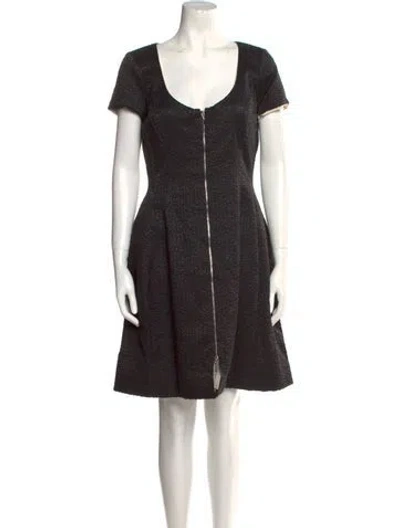 Pre-owned Prabal Gurung Scoop Neck Knee-length Dress In Multi