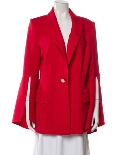 Pre-owned Prabal Gurung Silk Blazer In Red