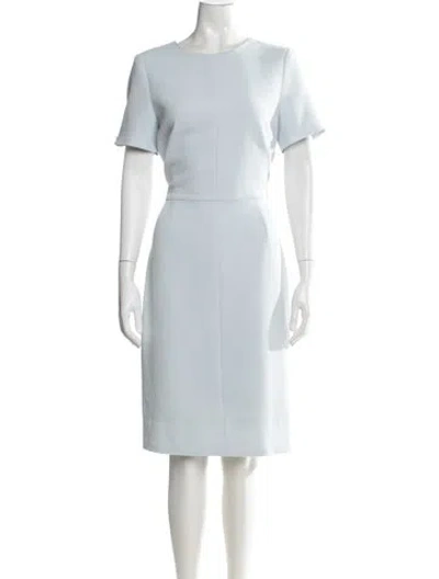 Pre-owned Prabal Gurung Silk Knee-length Dress In Blue