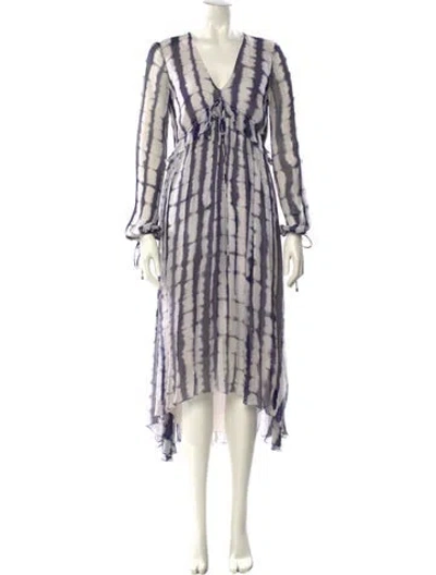 Pre-owned Prabal Gurung Silk Knee-length Dress In Multi
