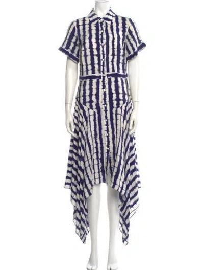Pre-owned Prabal Gurung Silk Long Dress In Multi