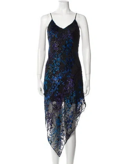 Pre-owned Prabal Gurung Silk Long Dress In Multi
