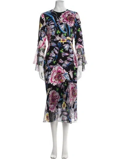 Pre-owned Prabal Gurung Silk Long Dress In Multi