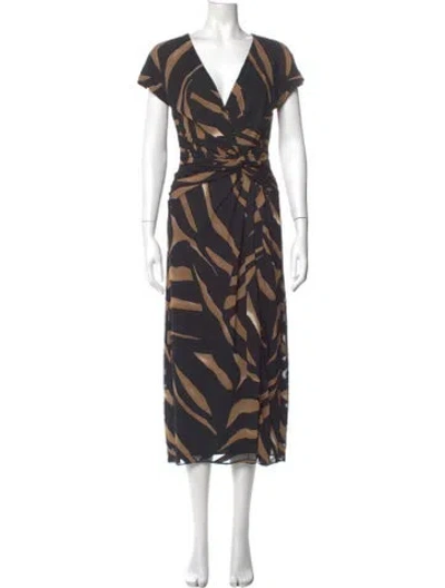 Pre-owned Prabal Gurung Silk Long Dress In Multi