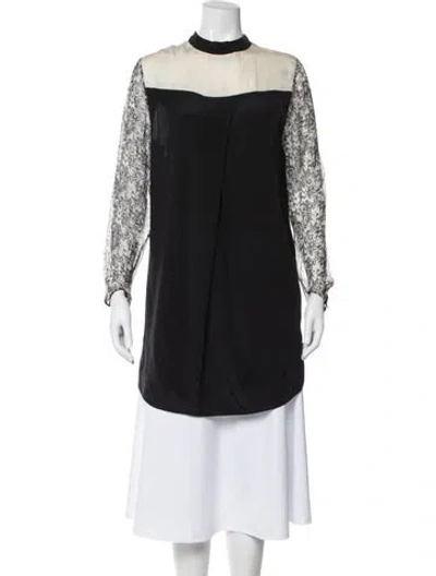 Pre-owned Prabal Gurung Silk Patterned Blouse