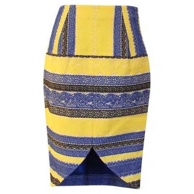 Pre-owned Prabal Gurung Skirt Size 40 In Sand