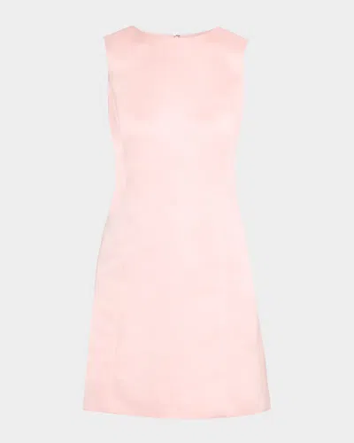 Prabal Gurung Sleeveless Shift Mini Dress In Pink