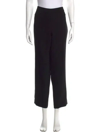 Pre-owned Prabal Gurung Straight Leg Pants In Black