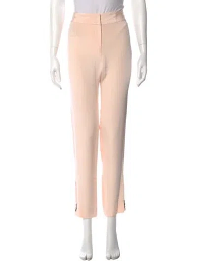 Pre-owned Prabal Gurung Straight Leg Pants In Pink