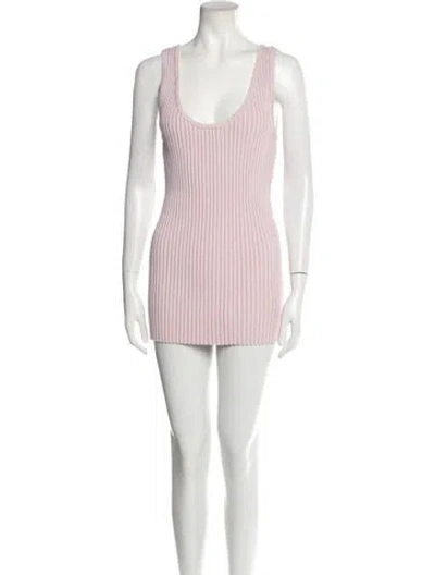 Pre-owned Prabal Gurung Striped Mini Dress W/ Tags In Pink