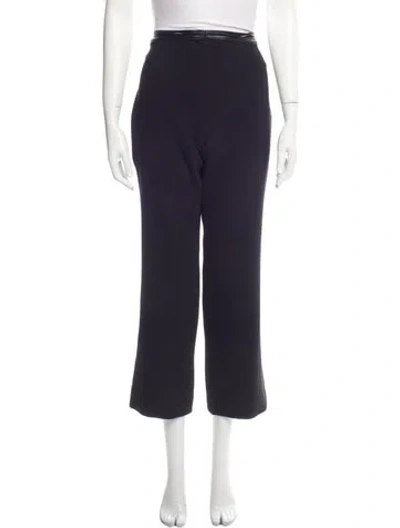 Pre-owned Prabal Gurung Wide Leg Pants In Black