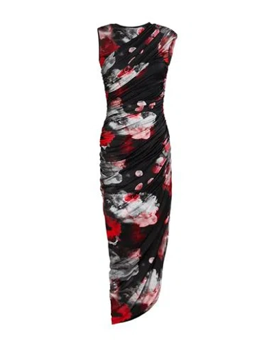 Prabal Gurung Woman Maxi Dress Black Size Xl Rayon, Elastane
