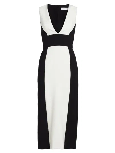 Prabal Gurung Women's Colorblock Sleeveless Sheath Midi-dress In Multi