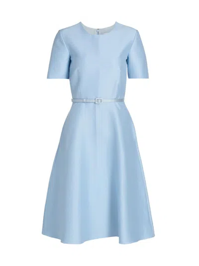 Prabal Gurung Women's Silk-wool Cocktail Dress In Blue