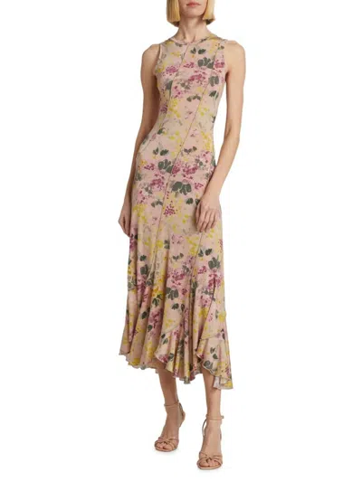 Prabal Gurung Women's Tulsi Patch Midi-dress In Multi