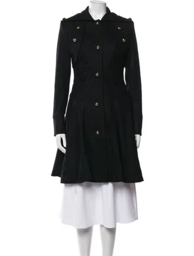 Pre-owned Prabal Gurung Wool Coat In Black