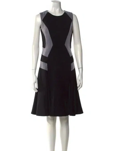 Pre-owned Prabal Gurung Wool Knee-length Dress In Black