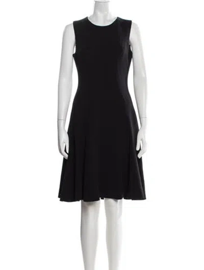 Pre-owned Prabal Gurung Wool Knee-length Dress In Black