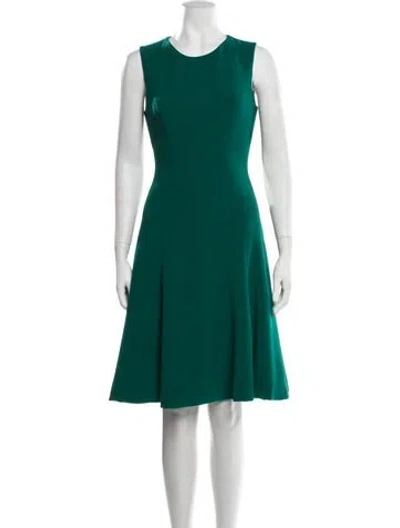 Pre-owned Prabal Gurung Wool Knee-length Dress In Green