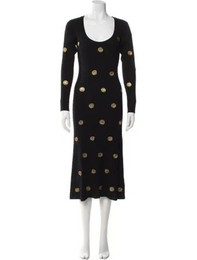 Pre-owned Prabal Gurung Wool Midi Length Dress W/ Tags In Multi