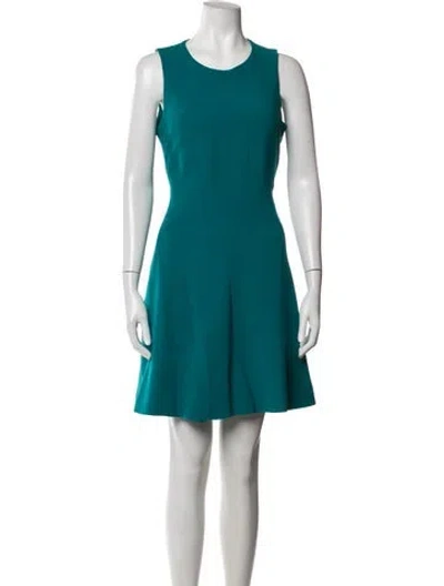 Pre-owned Prabal Gurung Wool Mini Dress In Green