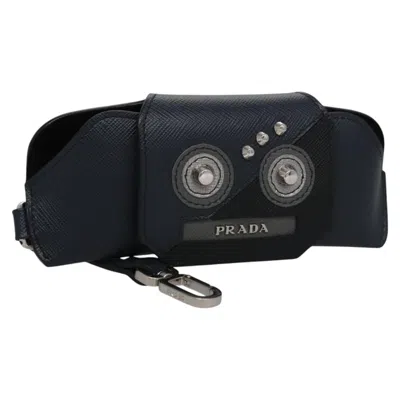 Pre-owned Prada -- Navy Leather Clutch Bag ()