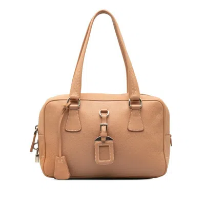 Prada - Leather Handbag () In Pink