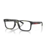 Prada Square Glasses In Black