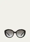 Prada Grey Gradient Cat Eye Ladies Sunglasses 0pr 01ys 1ab0a754 In Black