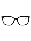 Prada 54mm Rectangular Optical Glasses In 1ab1o1 Black
