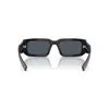 Prada Symbole Rectangular Sunglasses In Black