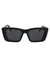 Prada Symbole 51mm Rectangular Sunglasses In Black
